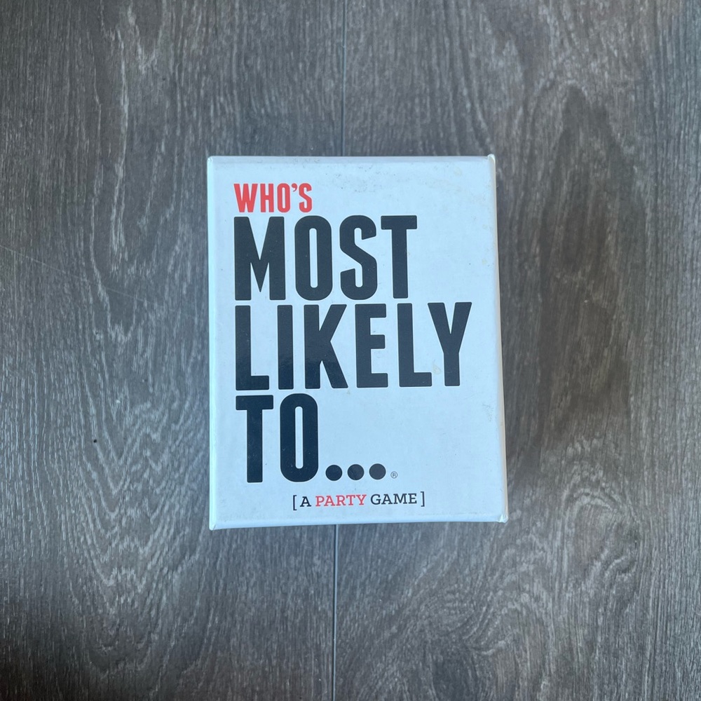 Part drinking game - most likely to